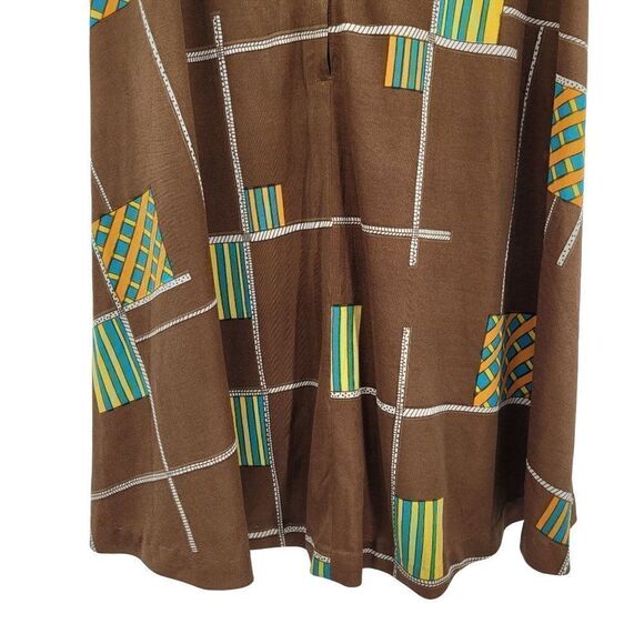 Vtg 70's Girls Skirt Sally Nightmare Before Christmas Holly Hobby Brown Sz 8 - Picture 9 of 10